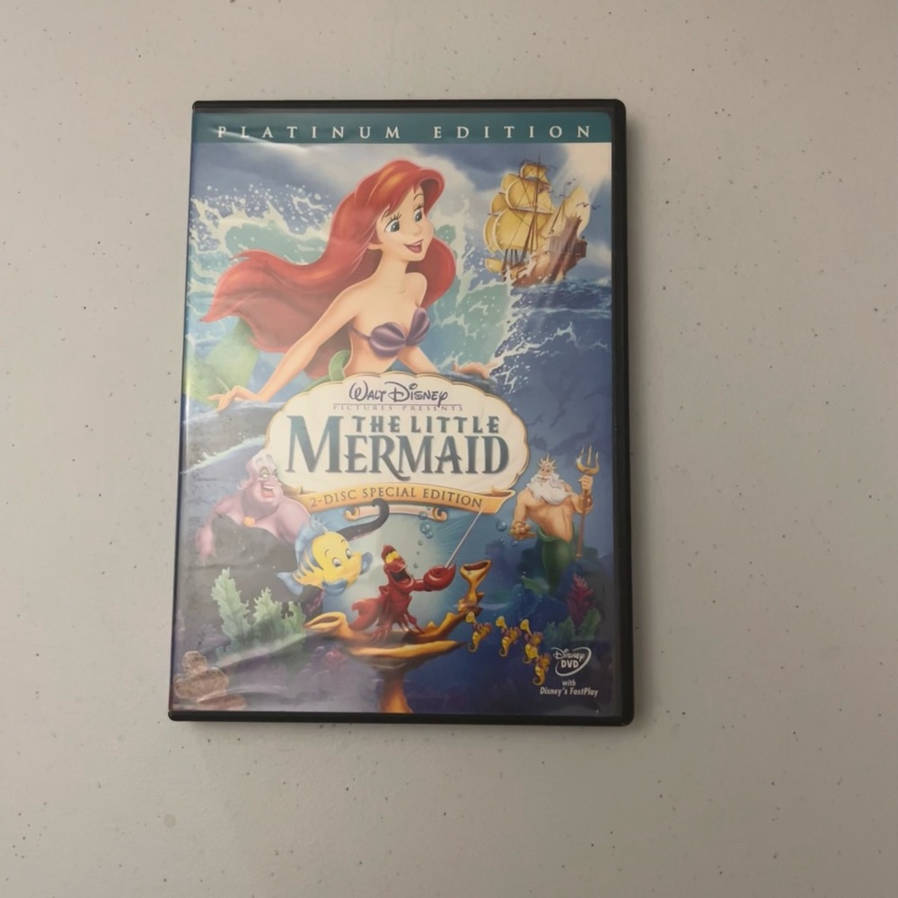 💙 Disney’s The Little Mermaid DVD Platinum Edition 40234